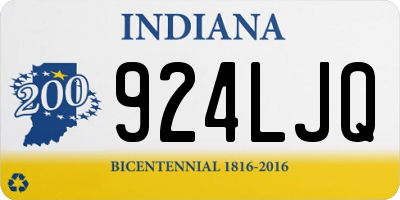 IN license plate 924LJQ