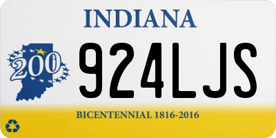IN license plate 924LJS