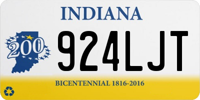 IN license plate 924LJT