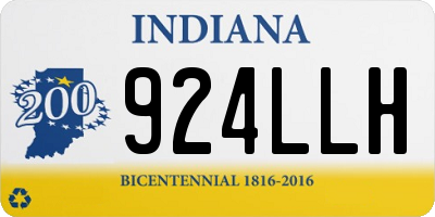 IN license plate 924LLH