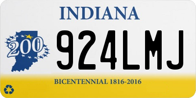 IN license plate 924LMJ