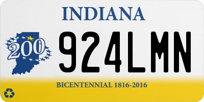IN license plate 924LMN
