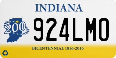 IN license plate 924LMO