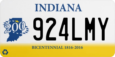IN license plate 924LMY
