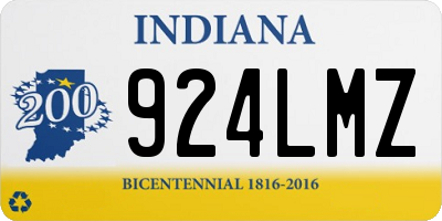 IN license plate 924LMZ