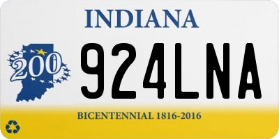 IN license plate 924LNA