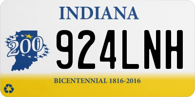 IN license plate 924LNH