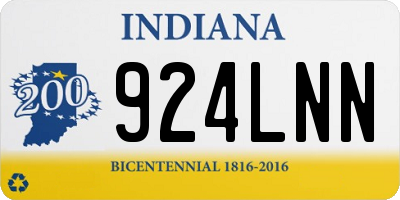 IN license plate 924LNN