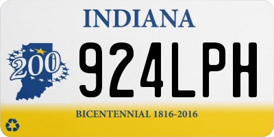 IN license plate 924LPH