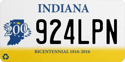 IN license plate 924LPN