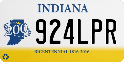 IN license plate 924LPR