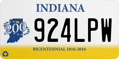 IN license plate 924LPW