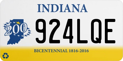 IN license plate 924LQE