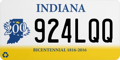 IN license plate 924LQQ