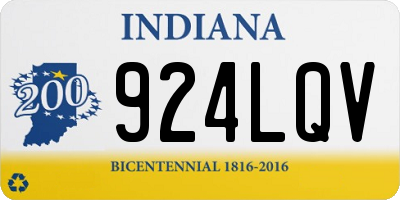 IN license plate 924LQV