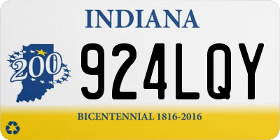 IN license plate 924LQY