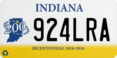 IN license plate 924LRA