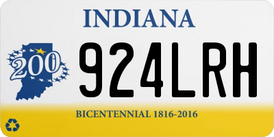 IN license plate 924LRH