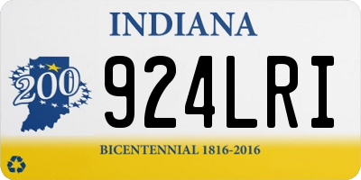 IN license plate 924LRI