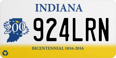 IN license plate 924LRN