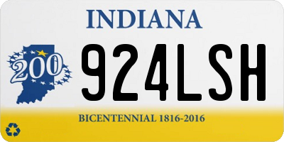 IN license plate 924LSH