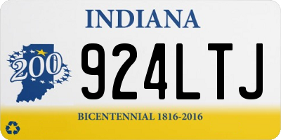 IN license plate 924LTJ