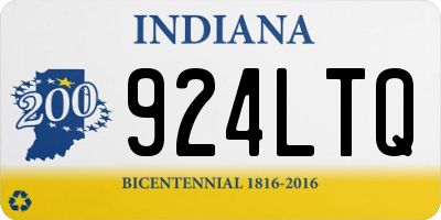 IN license plate 924LTQ