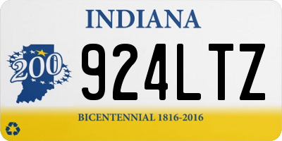 IN license plate 924LTZ