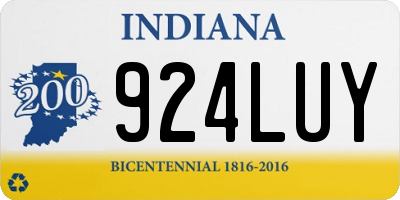 IN license plate 924LUY