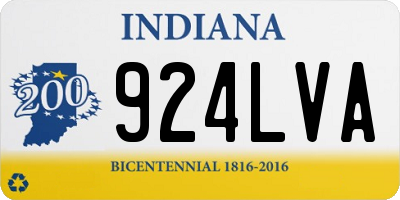 IN license plate 924LVA