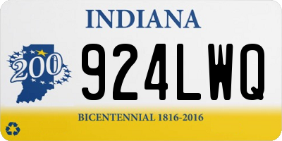 IN license plate 924LWQ
