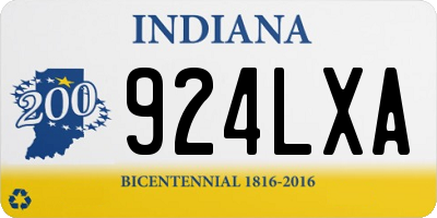 IN license plate 924LXA