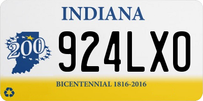 IN license plate 924LXO
