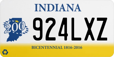 IN license plate 924LXZ
