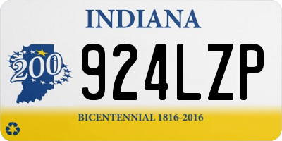 IN license plate 924LZP