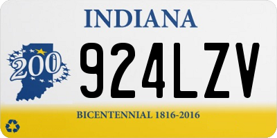 IN license plate 924LZV