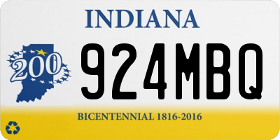 IN license plate 924MBQ