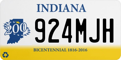 IN license plate 924MJH