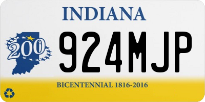 IN license plate 924MJP