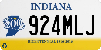 IN license plate 924MLJ