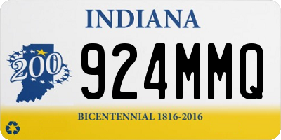 IN license plate 924MMQ