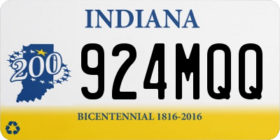 IN license plate 924MQQ