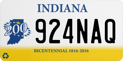 IN license plate 924NAQ