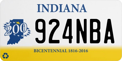 IN license plate 924NBA