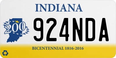 IN license plate 924NDA
