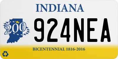 IN license plate 924NEA