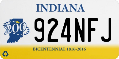 IN license plate 924NFJ