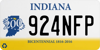IN license plate 924NFP