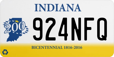 IN license plate 924NFQ