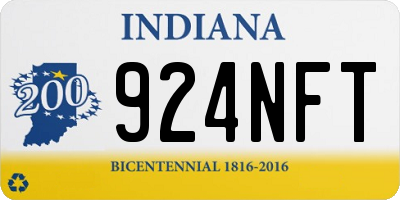 IN license plate 924NFT